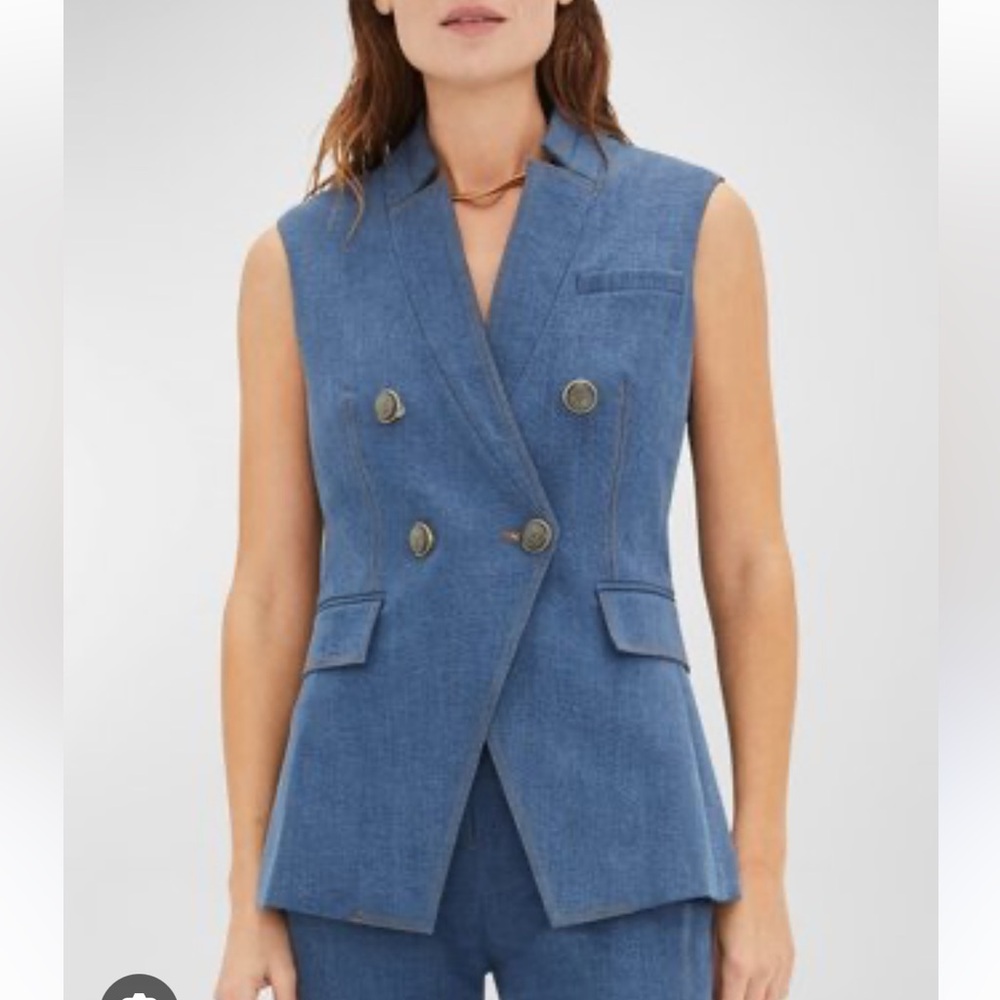 Veronica Beard Amika Denim Vest